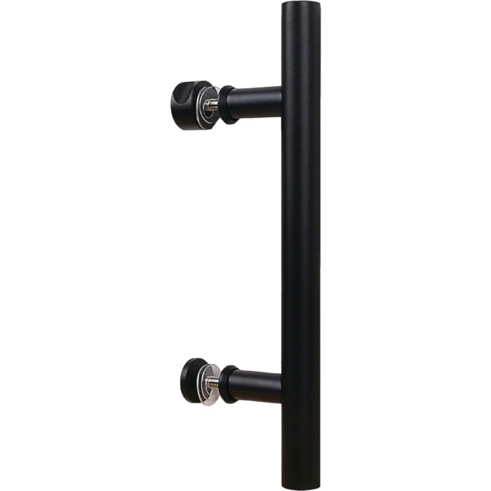 National Hardware 12 In. Matte Black Madison Interior Barn Door Pull