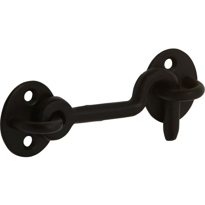 National Hardware Matte Black Barn Door Privacy Hook