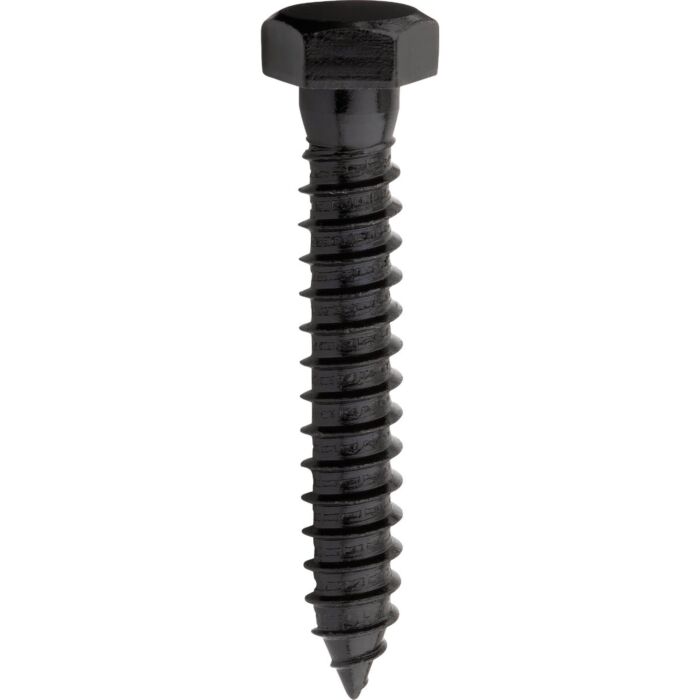 National Hardware 1/2 In. x 3 In. Black Lag Screw (8 Ct.)