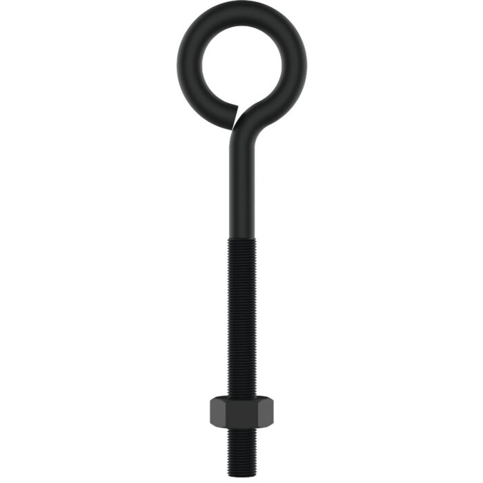 National Hardware 3/8" x 6" Eye Bolt, Black
