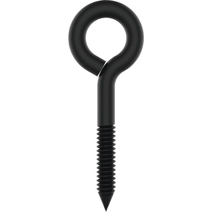 National Hardware Lag Screw Eye (Black) 7/16x 5-1/4