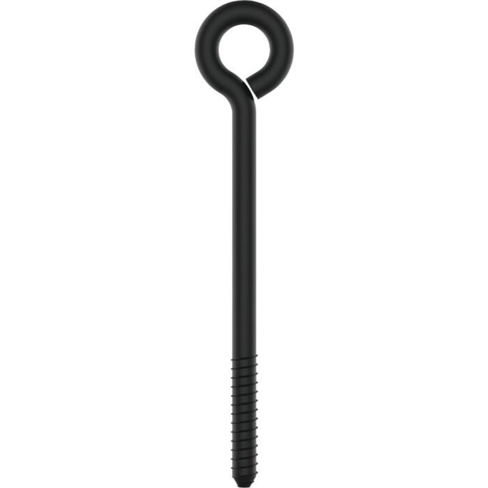 National Hardware Lag Screw Eye (Black) 5/16x 6