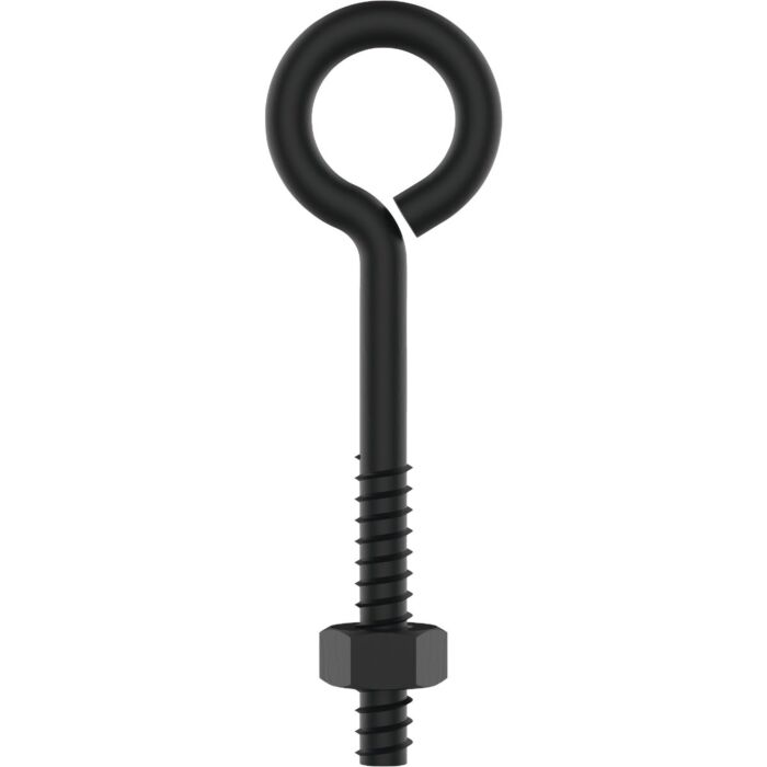 National Hardware 1/2" x 8" Eye Bolt, Black