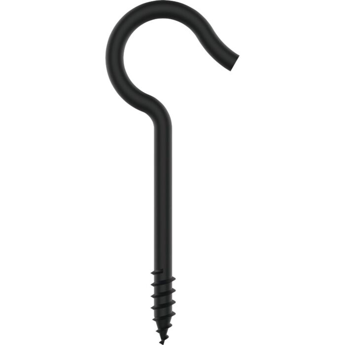 National Hardware Ceiling Hook (Black - 3 pk) 3-3/8 in.