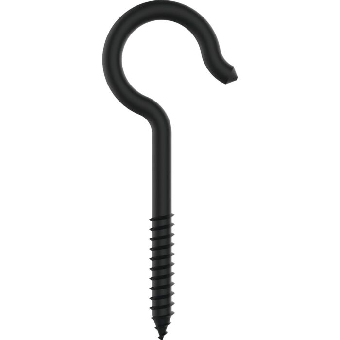National Hardware Ceiling Hook (Black) .244, #3x 4-1/8