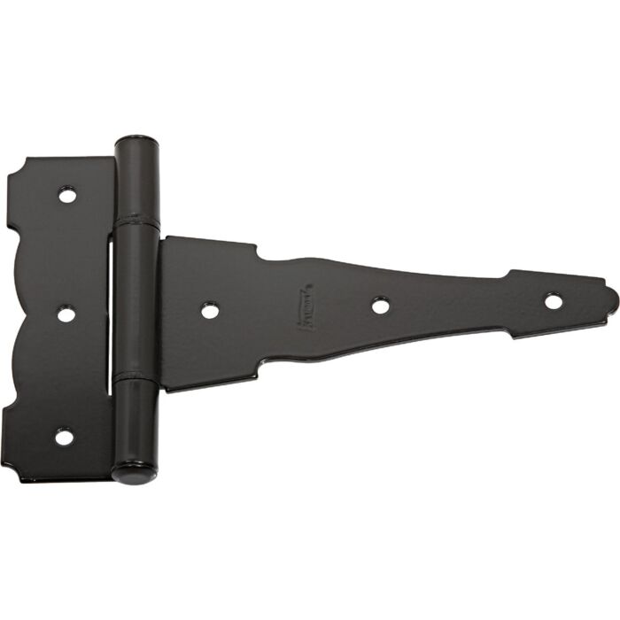 National Hardware 6 In. Black Ornamental Reversible T-Hinge