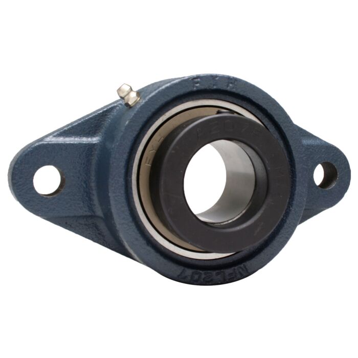 FYH Premium 2 Bolt Flange  Bearing, 1-1/4" Locking Collar, Extended Race NANFL2072