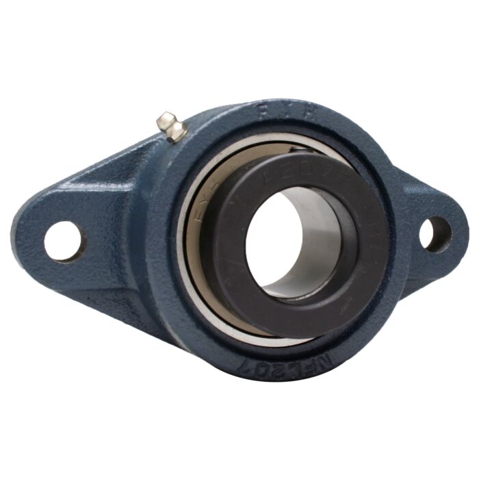 FYH Premium 2 Bolt Flange  Bearing, 1-3/8" Locking Collar, Extended Race NANFL2072