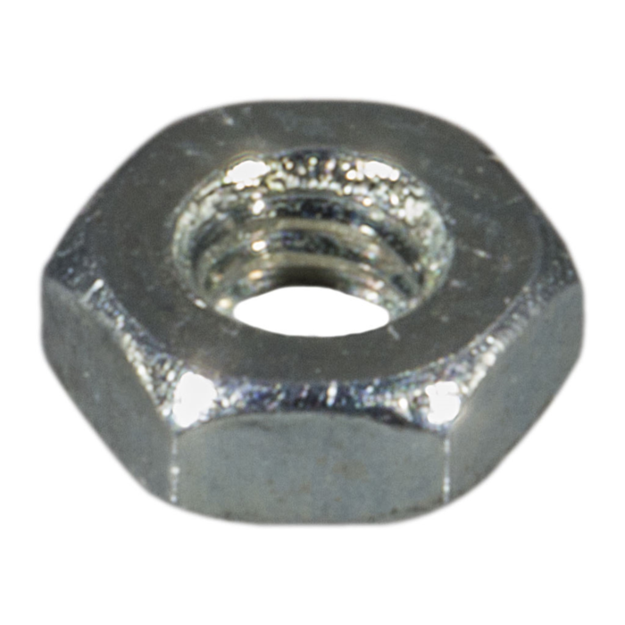 2 mm - 0.40 Hex Nut, Coarse Thread, Zinc
