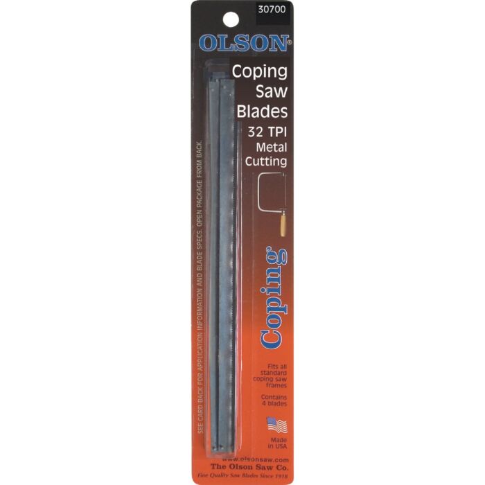 Olson 6-1/2 In. 32 TPI Metal Cutting Coping Saw Blade