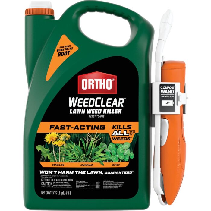 Ortho WeedClear RTU Lawn Weed Killer w/ Comfort Wand - 1.1 gal