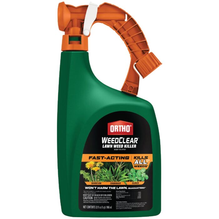 Ortho WeedClear RTU Spray Hose End Lawn Weed Killer - 32 oz