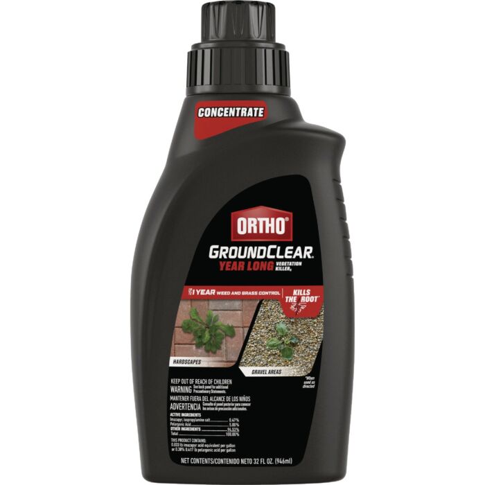 Ortho GroundClear Concentrate Year Long Vegetation Killer - 1 qt