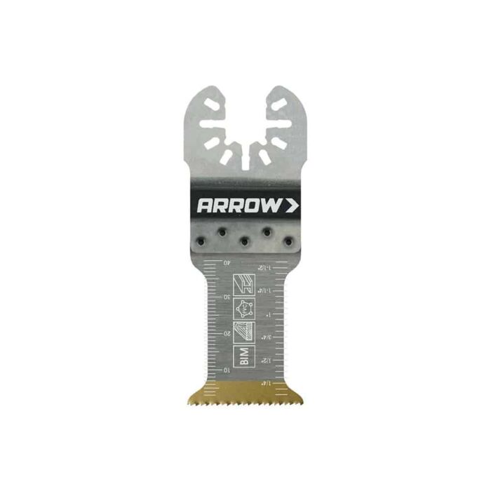 Arrow Fastener 1-1/4 in Bi-Metal Titanium Coated Universal Fit Bi-Metal Blade