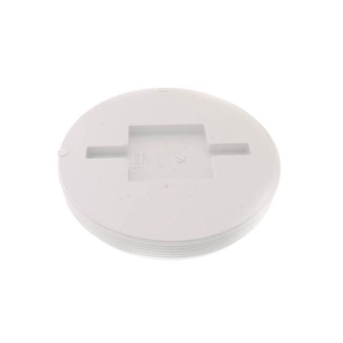 PVC Cleanout Plug 6" Flush Mpt
