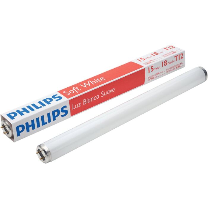 Philips Lighting Philips ALTO 15W 18 In. Soft White T12 Medium Bi-Pin Fluorescent Tube Light Bulb