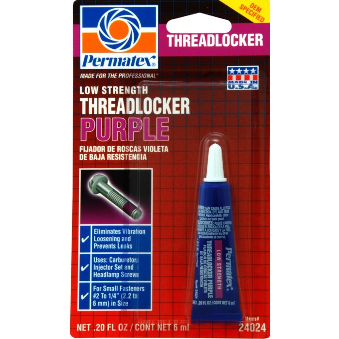 Permatex Low 6 mL Tube Threadlocker