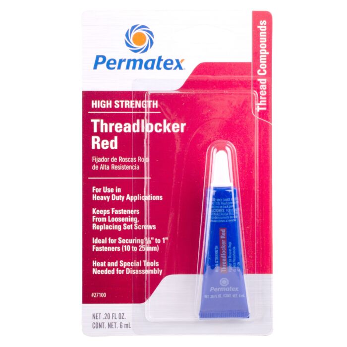 Permatex PERMATEX 0.2 Oz. Red High Strength Threadlocker