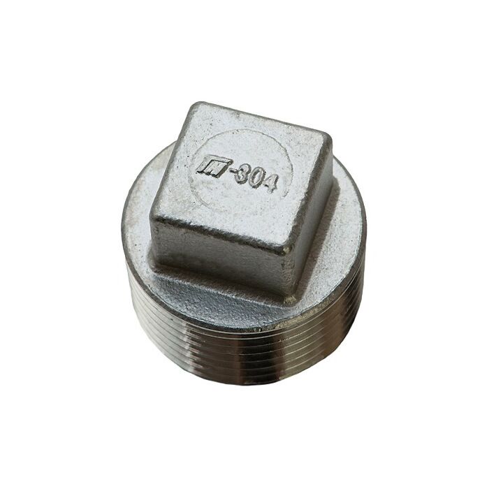 Boshart Industries 3/8" 304SS CORED PLUG ISO4144