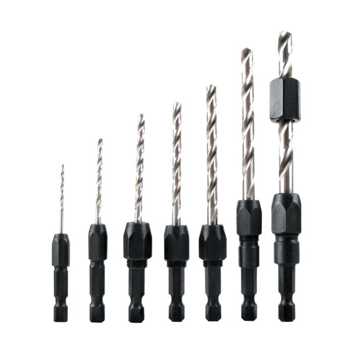 Make it Snappy Tools 1/4 in 7 Pieces Metal Drill Bit Adapter Set