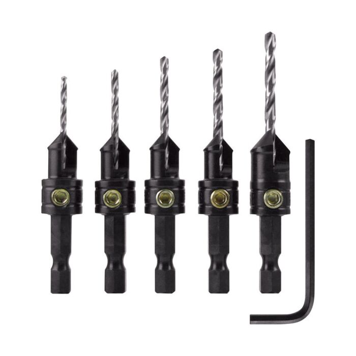 Make it Snappy Tools Imperial 1/4 in Spiral Countersink Drill Bit Set