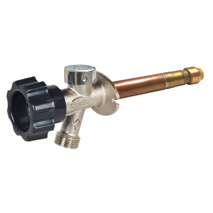 PRIER Products 12 in. Anti-Siphon Wall Hydrant With 1/2 in. Inlet
