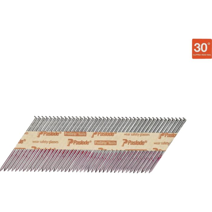 Paslode 2-3/8 In. x 0.113 In. 30 Degree Paper Tape Brite Ring Shank RounDrive Framing Nails (5000 Ct.)