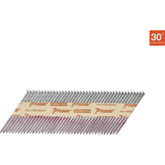Paslode 3 In. x 0.131 In. 30 Degree Paper Tape Brite Smooth Shank RounDrive Framing Nails 2500 Ct