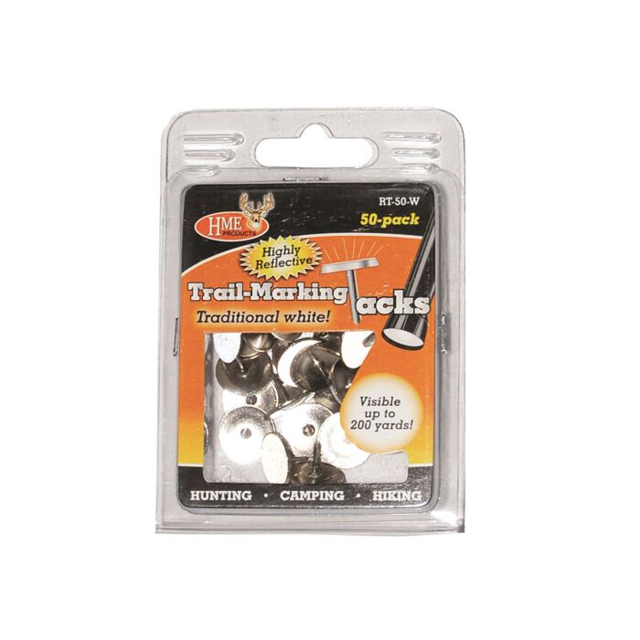 American Rod & Gun Metal White Reflective Trial Tack