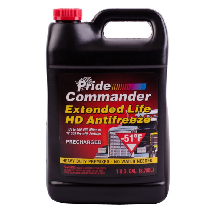 Pride 50/50 Premixed HD Truck Red Antifreeze 1 Gallon
