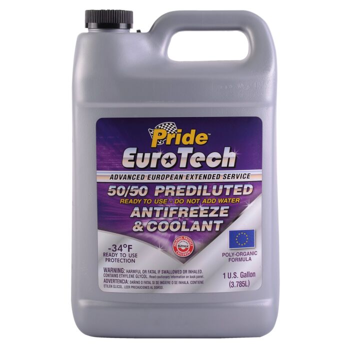 Pride Antifreeze Eurotech Violet 50/50 Premixed Gallon