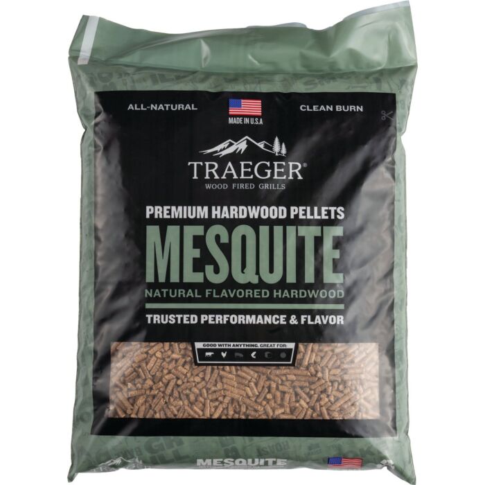 Traeger Mesquite All-Natural Wood Grilling Pellets - 20 lb