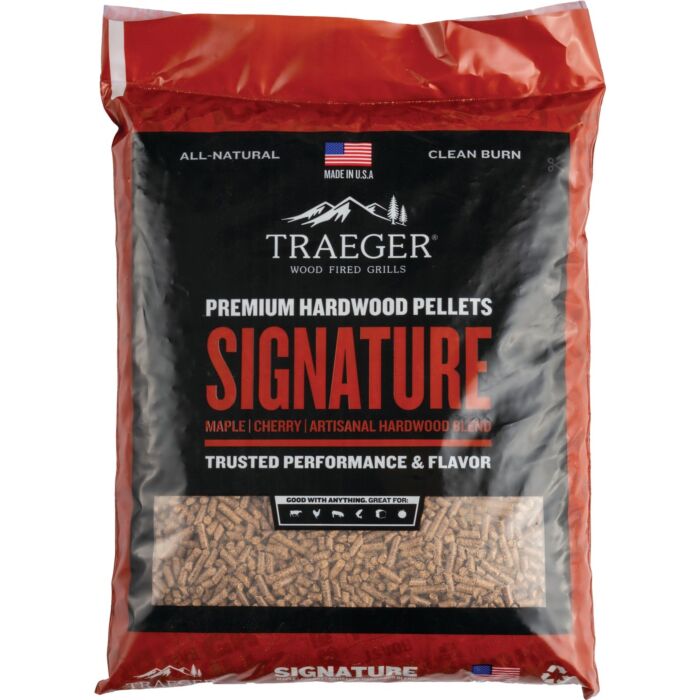 Traeger Signature Blend All-Natural Wood Grilling Pellets - 20 lb