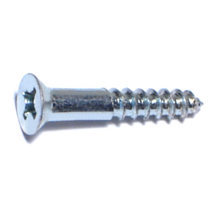 #5 x 3/4" Phillips Flat Head, Wood Screw, Zinc 