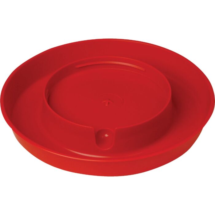 Little Giant Products Little Giant 1-Gal. Screw-On Red Poultry Waterer Base