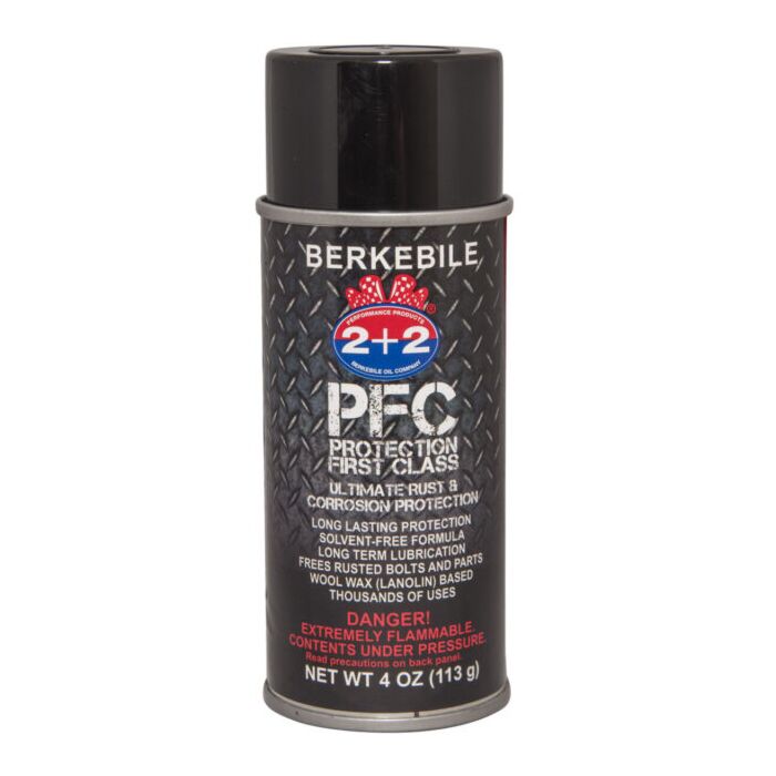 Berkebile 2+2 BERKEBILE 2+2® Protection First Class BPFC-A4 4 oz Aerosol Solvent Rust & Corrosion Protectant Lubricant