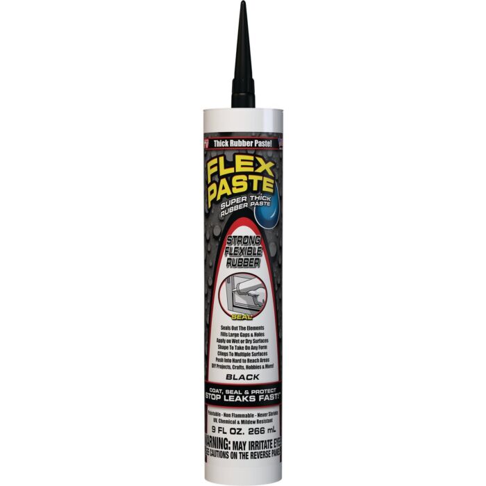 Flex Seal Flex Paste Rubber Sealant (Black) 9 oz