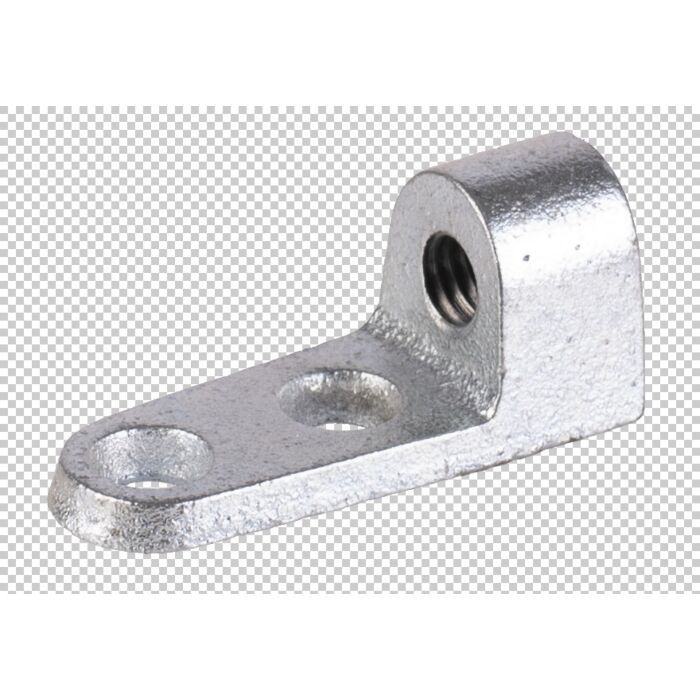 3/8 in Malleable Iron Plain/Electro-Galvanized Side Beam Connector
