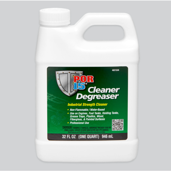 POR-15® 1 Qt Liquid Clear Colorless Cleaner Degreaser