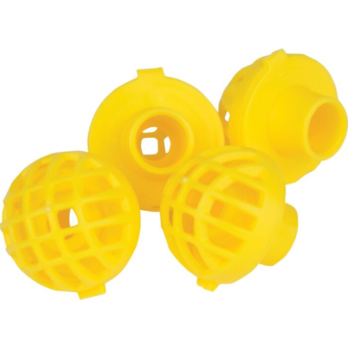 Perky-Pet Plastic Replacement Bee Guards (Yellow - 4pk)