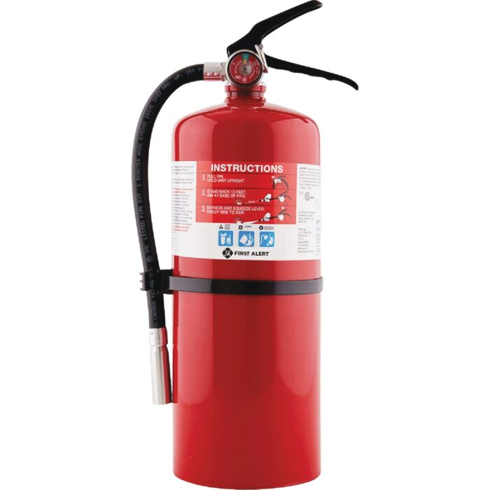 First Alert 4-A:60-B:C Rechargeable Commercial Fire Extinguisher
