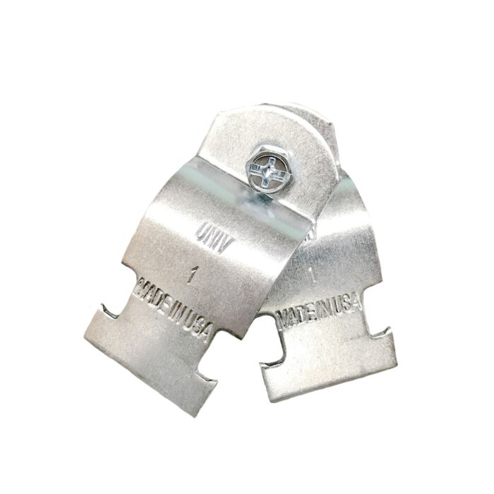 Steel 1 in 5/16 x 1-1/4 Bolt Strut Strap