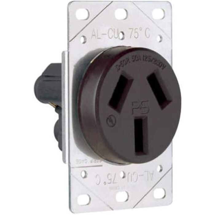Pass & Seymour FLUSH OUTLET 50A 125/250V 3P 3W