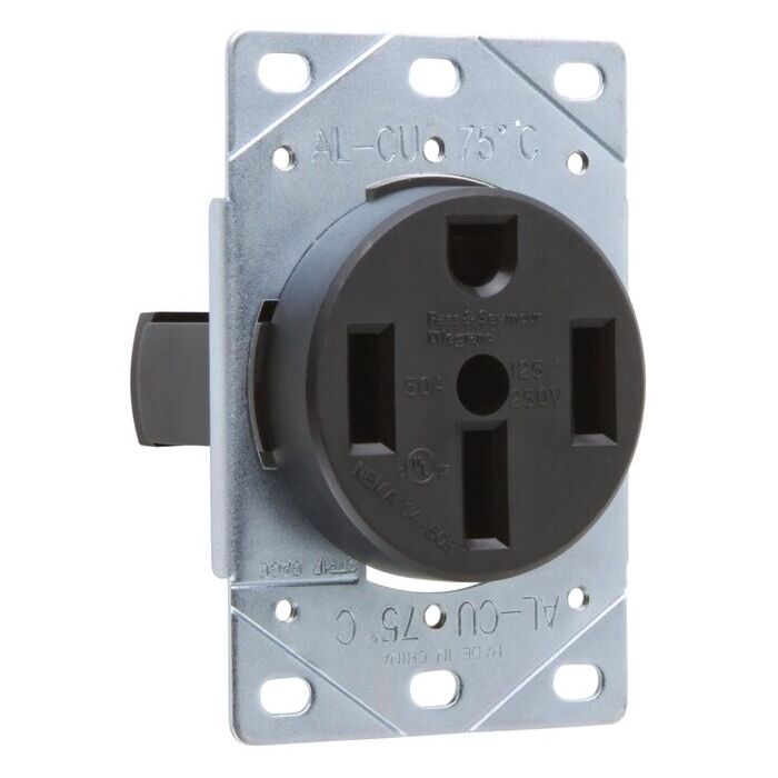 Pass & Seymour FLUSH OUTLET 50A 125/250V 3P 4W