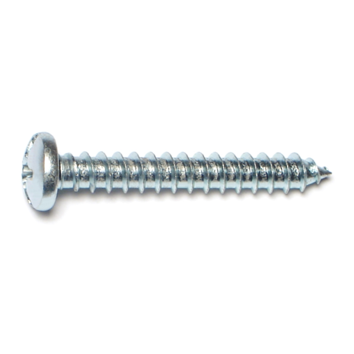 #14 x 1-3/4" Combo Pan Head, Sheet Metal Screw, Zinc 