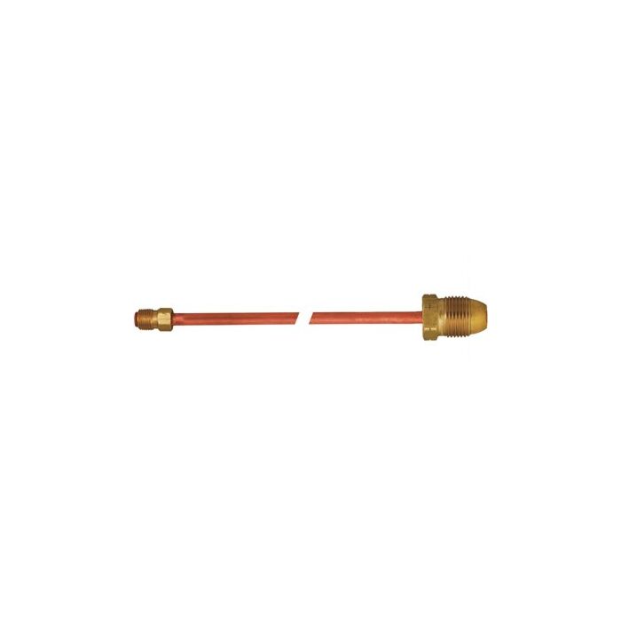 MEC™ 1/4 in Male Inverted Flare x Male Hard Nose POL 20 in Long Nipple Regulator Pigtail