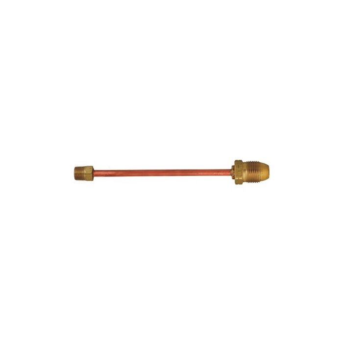 MEC™ 1/4 in MNPT x Male Hard Nose POL 20 in Long Nipple Regulator Pigtail