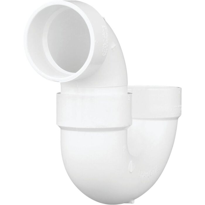 Charlotte Pipe PVC P-Trap (White) 3 in.