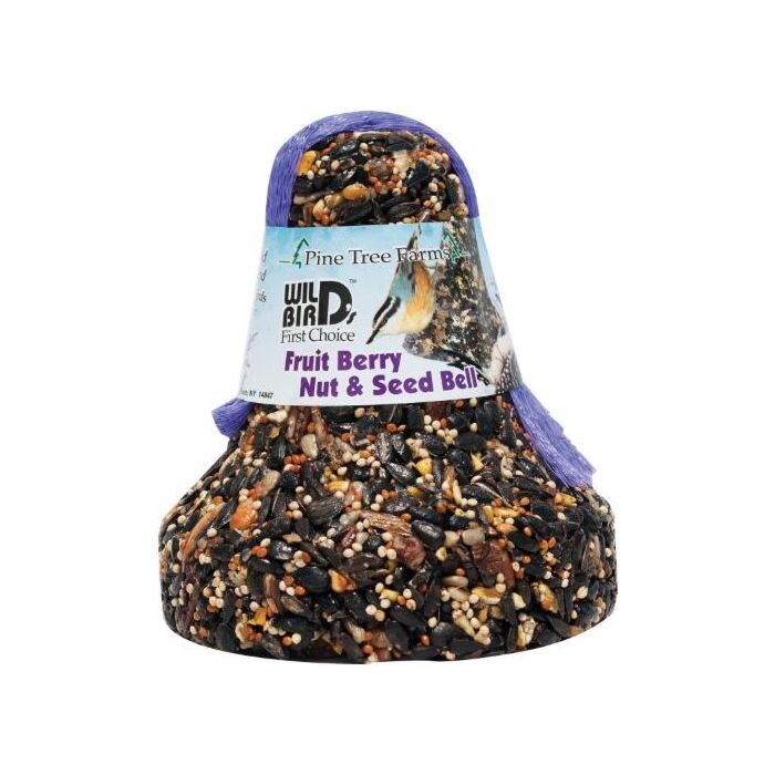 Pine Tree Farms® 1340 12 lb Feathered Bird Fruit Berry Nut & Seed Bell