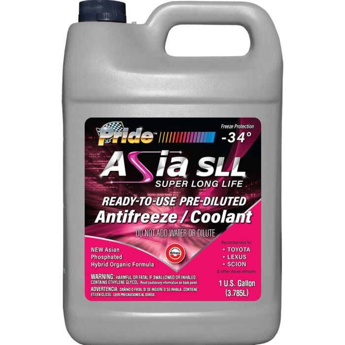 Pride Antifreeze Asia SLL Premixed Gallon